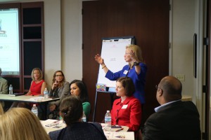 Dr. Debbie moderates panel